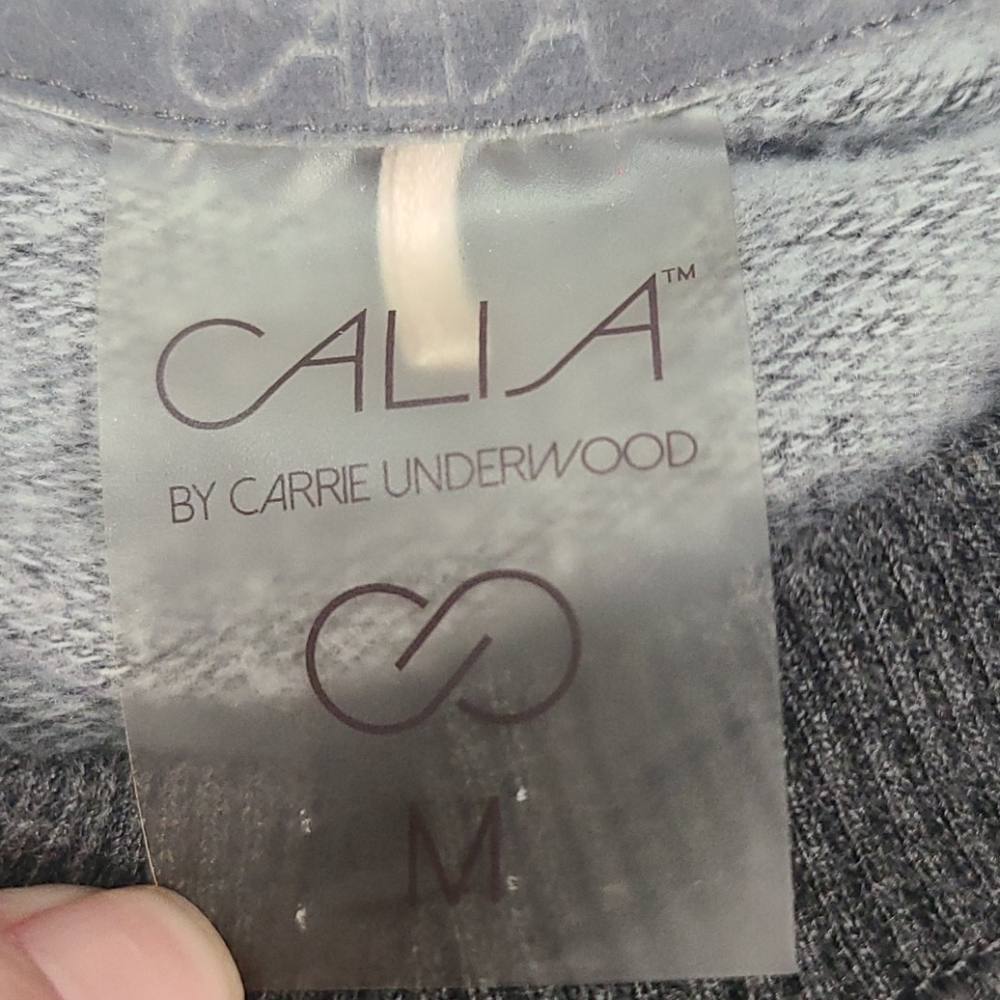 Calia by Carrie Underwood Grey "Shine Bright" Sweatshirt - Size Medium - Picture 13 of 15